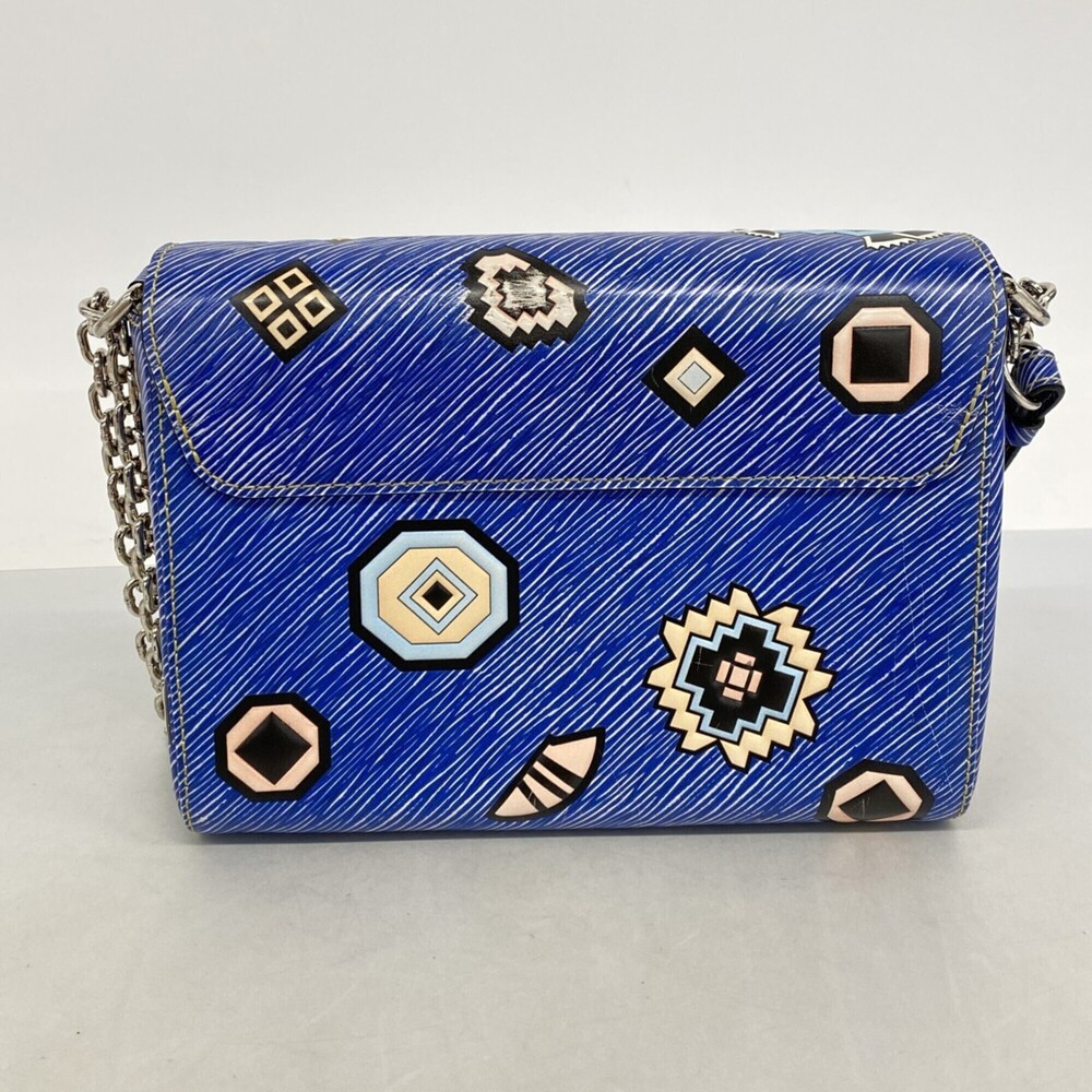 Louis Vuitton Epi Twist MM Shoulder Bag, Blue, Women's - Picture 10 of 10